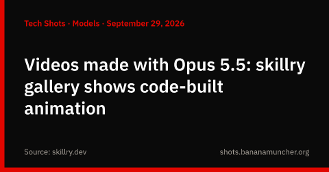 Galería de skillry: cientos de videos hechos con código de Opus 5.5