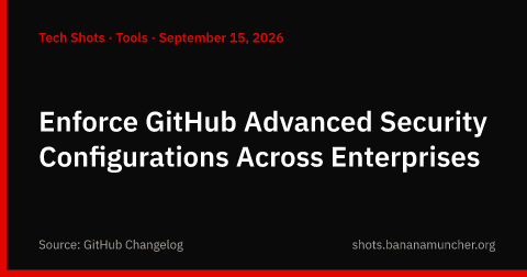 Imporre le configurazioni di GitHub Advanced Security in tutta l’enterprise