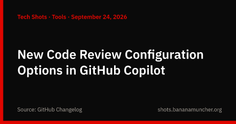 Nuevas opciones de configuración para la revisión de código en GitHub Copilot