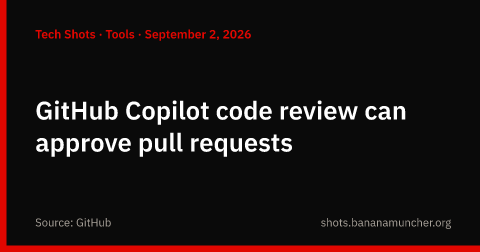 La revisión de código de GitHub Copilot puede aprobar pull requests
