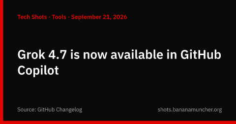 Grok 4.7 ya está disponible en GitHub Copilot
