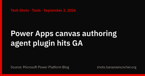 El complemento de agente de creación de apps de lienzo de Power Apps llega a disponibilidad general