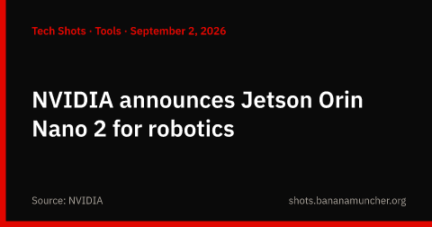 NVIDIA presenta Jetson Orin Nano 2 para robótica