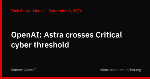 OpenAI: Astra supera la soglia Critica di capacità informatica