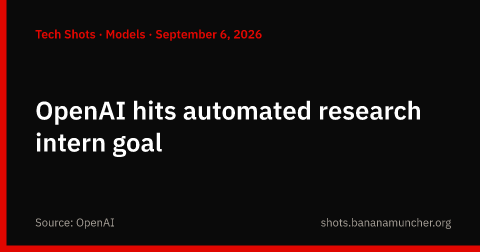 OpenAI raggiunge l’obiettivo di uno stagista di ricerca automatizzato