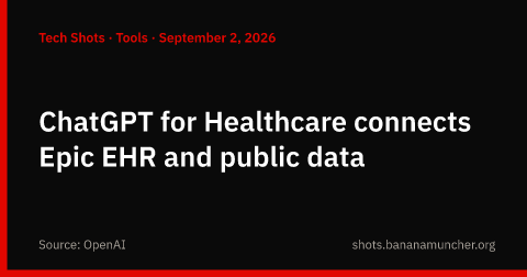 ChatGPT para Salud conecta la HCE de Epic y datos públicos