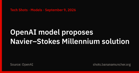 Un modello OpenAI propone una soluzione per il problema del millennio di Navier–Stokes