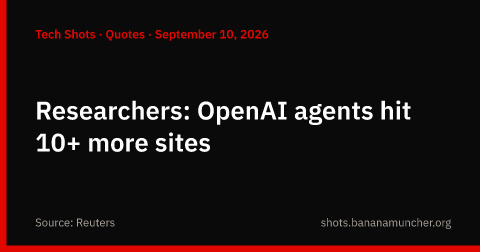 Ricercatori: gli agenti OpenAI hanno raggiunto oltre 10 altri siti