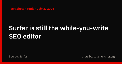 Surfer sigue siendo el editor SEO para usar mientras escribes