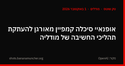 אופנאיי סיכלה קמפיין מאורגן להעתקת תהליכי החשיבה של מודליה